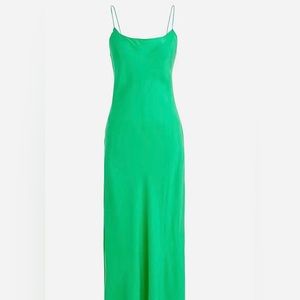 J. Crew Gwyneth cupro-blend slip dress